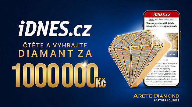 Nejdražší soutěž iDNES.cz: rozdáváme peníze i milion v diamantech