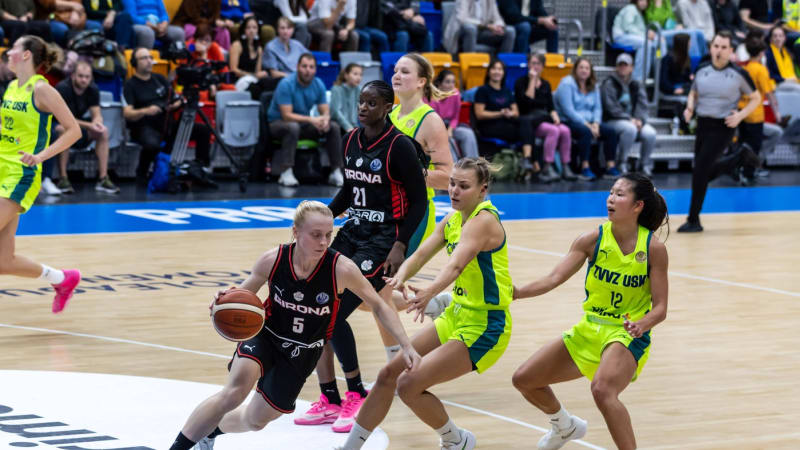 Basketbalistky USK Praha podlehly v Evropské lize hráčkám Girony. Přesto je postup nemine