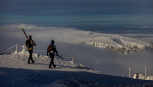Na polské straně Krkonoš stouplo lavinové nebezpečí, varuje horská služba