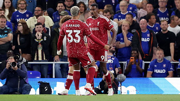 Ipswich - Liverpool 0:2, hotovo po devíti minutách, dvakrát pálil Isak